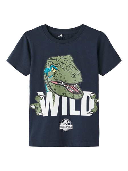 NAME IT Jurassic Park T-shirt Aaron Dark Sapphire